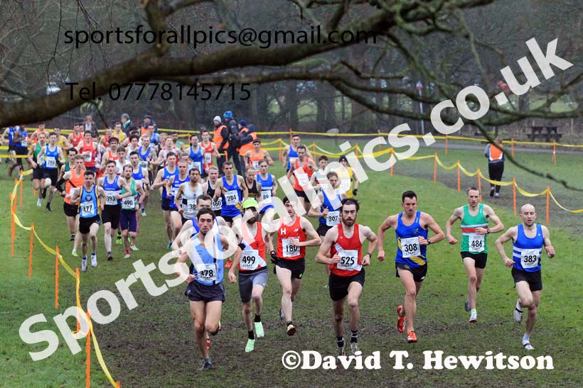 Senior Mens 2023 Northern Cross Country Champs., Witton Park, Blackburn. Photo: David T. Hewitson/Sports for All Pics